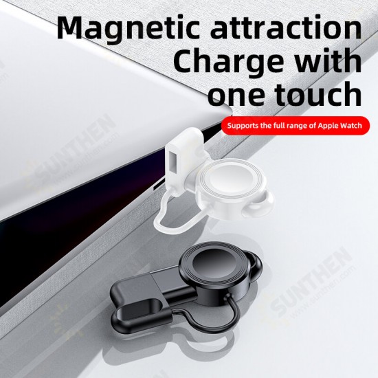 983 Magnetic Portable USB Hub Keychain Watch Wireless Charger for Apple iwatch 1 2 3 4 5 6 SE