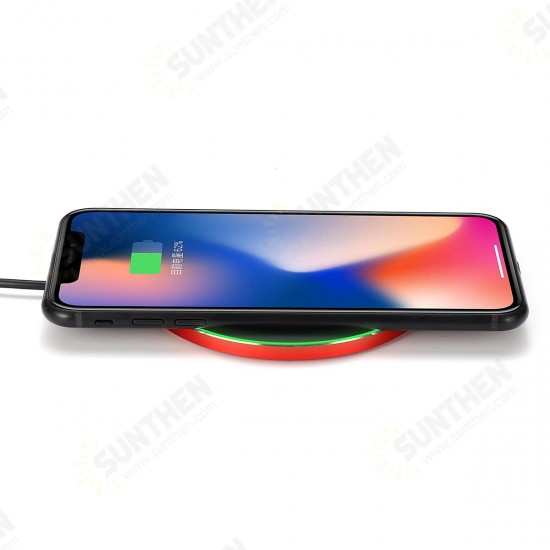 Aluminum Wireless Fast Charger Charging Dock Pad Mat Phone For iPhone XS XR X