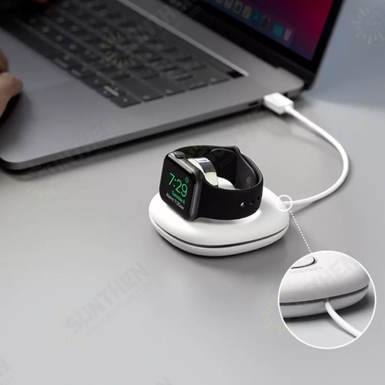 Foldable Wireless Charger Charging Dock for Apple Watch with USB-C Connector MFi Certified for Apple Watch Series 1/2 / 3/4 / 5/6