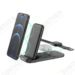 HS-V8 Folding 3In1 Wireless Charger 15W Fast Charging Vertical Stand For iPhone13 Pro Max Samsung GalaxyZ Fllp3 Xiaomi12 Smart Watch Apple AirPods Pro HS-V8 Folding 3In1 Wireless Charger 15W Fast Charging Vertical Stand For iPhone13 Pro Max Samsung GalaxyZ Fllp3 Xiaomi12 Smart Watch Apple AirPods Pro