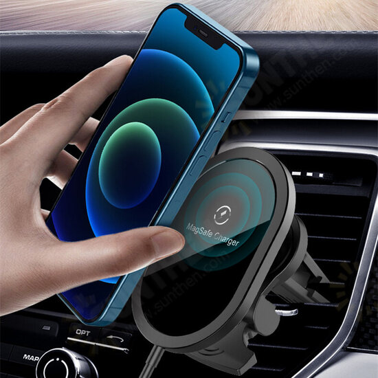 Magnetic 15W 360 Degree Wireless Charger for iPhone 12 Series for iPhone 12/ 12 Pro/ 12 Mini/ 12 Pro Max