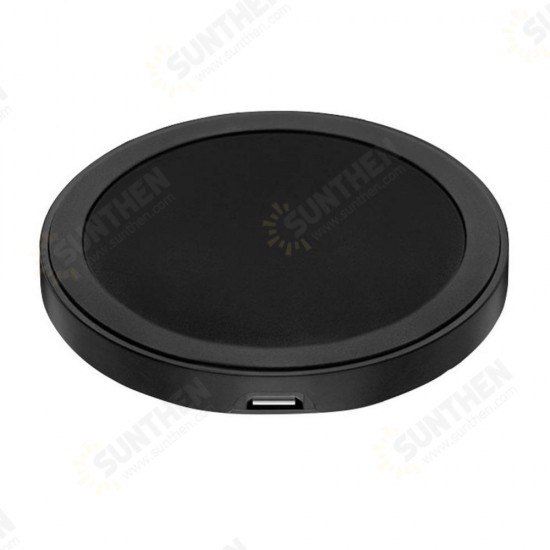 Q5 5W LED Indicator Fast Charging Universal Wireless Charger Pad For iPhone X XS MI9 S10 S10+