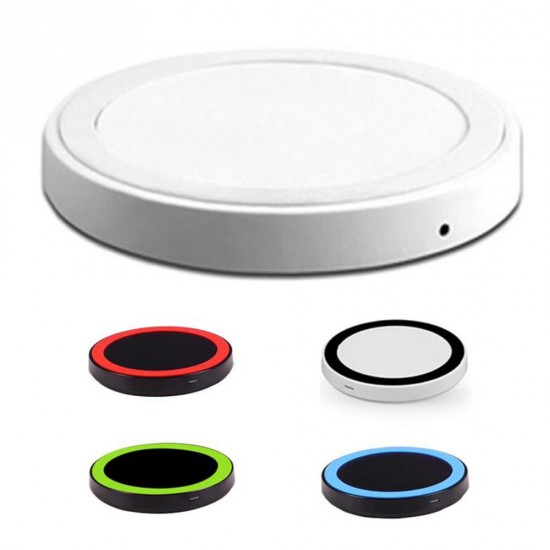 Q5 5W LED Indicator Fast Charging Universal Wireless Charger Pad For iPhone X XS MI9 S10 S10+