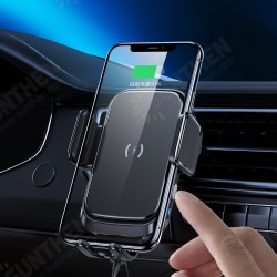 Car Wireless Charger 15W Auto Clamping Wireless Charging Vent Car Phone Holder for POCO X3 NFC for Samsung Galaxy Note S20 ultra for iPhone 11 Car Wireless Charger 15W Auto Clamping Wireless Charging Vent Car Phone Holder for POCO X3 NFC for Samsung Galaxy Note S20 ultra for iPhone 11