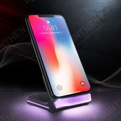 LED Light Wireless Charger Desktop Holder For iPhone X 8 8Plus Samsung S8 S7 Edge Note 8 LED Light Wireless Charger Desktop Holder For iPhone X 8 8Plus Samsung S8 S7 Edge Note 8