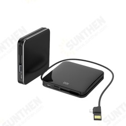 Wireless Charger Power Bank 10000mAh Dual USB 2.1A Fast Charging with Cable Wireless Charger Power Bank 10000mAh Dual USB 2.1A Fast Charging with Cable