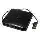 Wireless Charger Power Bank 10000mAh Dual USB 2.1A Fast Charging with Cable