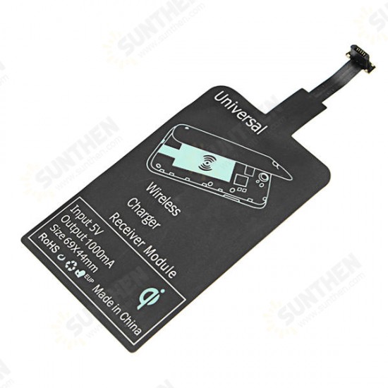 Wireless Charger Receiver Charging Adapter Micro USB For Samsung