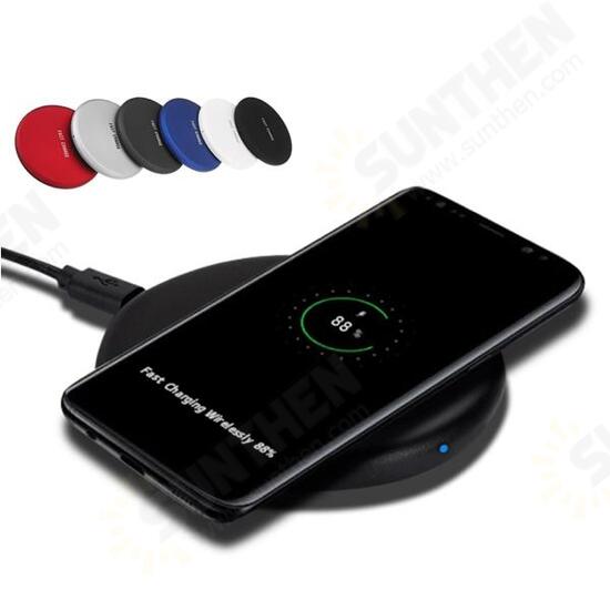 Wireless Charger With LED Indicator For iPhone X 8Plus Samsung S8 S7 Note 8