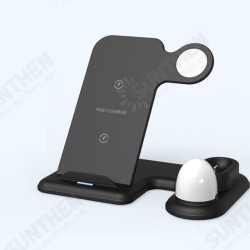 Wireless Fast Charger Stand 5W/7.5W/10W USB Fast Charging Dock Station for Airpods Apple Watch iPhone 11/11 Pro X XS XR 8plus 8 TWS Bluetooth Headset Wireless Fast Charger Stand 5W/7.5W/10W USB Fast Charging Dock Station for Airpods Apple Watch iPhone 11/11 Pro X XS XR 8plus 8 TWS Bluetooth Headset