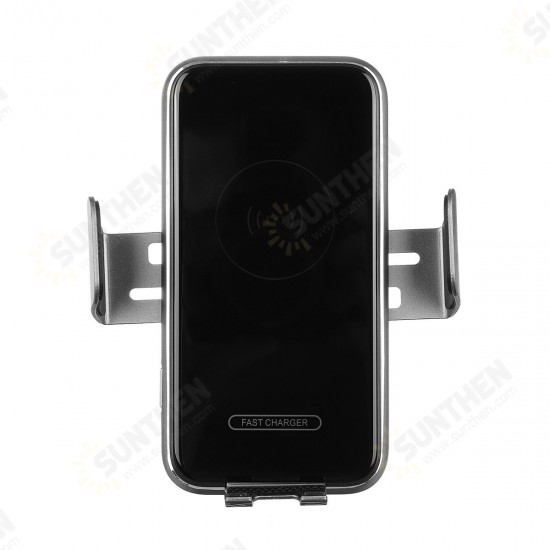 V8 15W Wireless Car Charger Intelligent Sensing Automatic Clamping Fast Charging For iPhone 12 XS 11Pro Huawei Mate 20 Pro Mi10