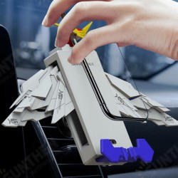 Wings Folding Qi Wireless Charger Slim Charge Pad For Samsung Note 8 S8+ iPhone X 8 Plus Wings Folding Qi Wireless Charger Slim Charge Pad For Samsung Note 8 S8+ iPhone X 8 Plus