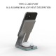 Y22 2-In-1 15W Wireless Charger Fast Wireless Charging Holder For Qi-enabled Smart Phones for iPhone 12 Pro Max for iPhone 12 Mini for Airpods