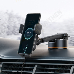 Automatic Car Phone Holder Wireless Charger Suction Base Car Bracket For iPhone 13 Pro Max For Samsung Galaxy S21 5G Automatic Car Phone Holder Wireless Charger Suction Base Car Bracket For iPhone 13 Pro Max For Samsung Galaxy S21 5G
