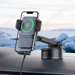 Automatic Car Phone Holder Wireless Charger Suction Base Car Bracket For iPhone 13 Pro Max For Samsung Galaxy S21 5G Automatic Car Phone Holder Wireless Charger Suction Base Car Bracket For iPhone 13 Pro Max For Samsung Galaxy S21 5G