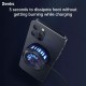 W07 Heat Sink Cooling Magnetic Wireless Charger Radiator Cooler LED Colorful Lights Refrigeration PUBG Game Fan for iPhone Samsung Huawei OnePlus