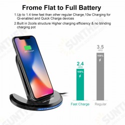 U8 Wireless Charger 10W Qi Fast Charging Pad Stand Holder For iPhone XS 11Pro Huawei P30 P40 Pro S20 U8 Wireless Charger 10W Qi Fast Charging Pad Stand Holder For iPhone XS 11Pro Huawei P30 P40 Pro S20