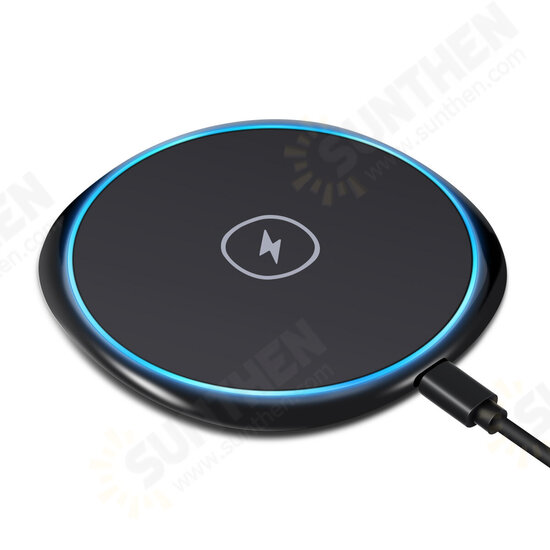 U6 10W Qi Wireless Charger Fast Charging Pad For Qi-enabled Smart Phones For iPhone 13/12 Pro For Samsung Galaxy S20 Note 20 Xiaomi Mi 10