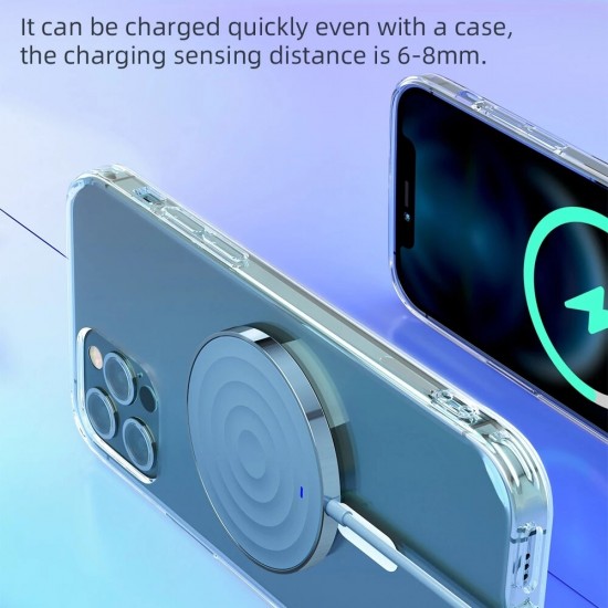 15W Magnetic Wireless Charger Fast Charging Pad for iPhone 12 Series for iPhone Samsung S21 Galaxy Note S20 ultra Huawei Mate40 OnePlus 8 Pro