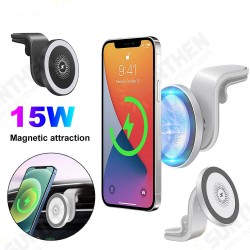 15W Car Magnetic Wireless Charger Fast Charging Air Vent Mobile Phone Holder For iPhone 12 Series for iPhone 12/ 12 Mini/ 12 Pro Max 15W Car Magnetic Wireless Charger Fast Charging Air Vent Mobile Phone Holder For iPhone 12 Series for iPhone 12/ 12 Mini/ 12 Pro Max