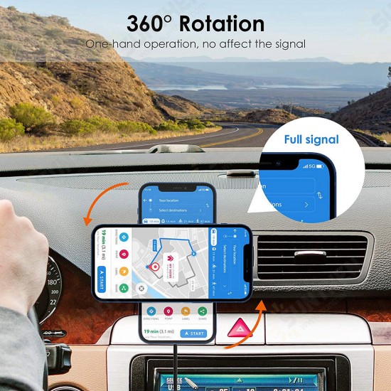 15W Car Magnetic Wireless Charger Fast Charging Air Vent Mobile Phone Holder For iPhone 12 Series for iPhone 12/ 12 Mini/ 12 Pro Max