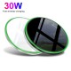 30W Wireless Charger Pad LED Indicator Quick Charging for iPhone 12 Pro Max for Samsung Galaxy Note S20 ultra Huawei P40 Pro 30W Wireless Charger Pad LED Indicator Quick Charging for iPhone 12 Pro Max for Samsung Galaxy Note S20 ultra Huawei P40 Pro