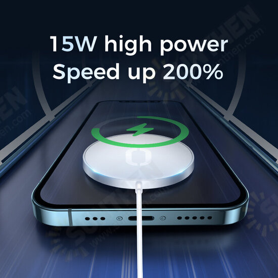 JR-A32 15W Magnetic Fast Charging Wireless Charger for iPhone 12 12Pro Max for Samsung Galaxy Note S20 ultra Huawei Mate40 OnePlus 8 Pro