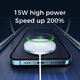 JR-A32 15W Magnetic Fast Charging Wireless Charger for iPhone 12 12Pro Max for Samsung Galaxy Note S20 ultra Huawei Mate40 OnePlus 8 Pro