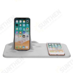 Multifunctional Dual Qi Wireless Charging Pad for iPhone 8 X Plus Watch 3 Multifunctional Dual Qi Wireless Charging Pad for iPhone 8 X Plus Watch 3