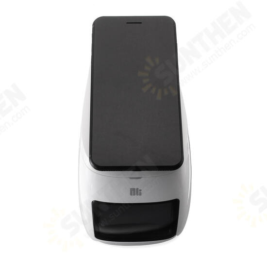 2in1 Wireless bluetooth Speaker Qi Wireless Charger with Mic & NFC Function Music Alarm Cloc