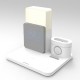 New 5-In-1 Night Light Wireless Charger LED Indicator Wireless Charging Alarm Clock For iPhone 12 Pro Max Mini/Air Pod/Watch