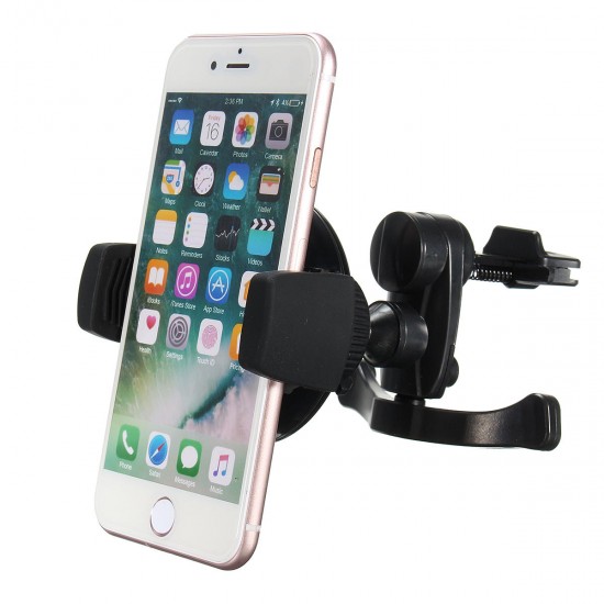 Wireless 360 Degree Rotation Car Air Vent Holder Charger for Samsung S8 Plus S7
