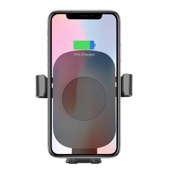 Wireless Charger 9V Fast Charger Car Air Vent Charging Pad For iPhone 8/8P iPhone X
