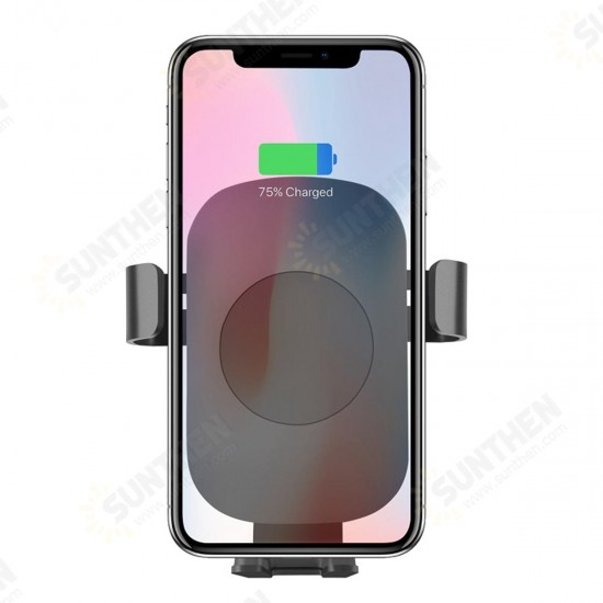 Wireless Charger 9V Fast Charger Car Air Vent Charging Pad For iPhone 8/8P iPhone X