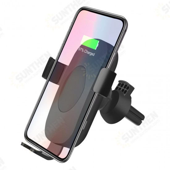 Wireless Charger 9V Fast Charger Car Air Vent Charging Pad For iPhone 8/8P iPhone X