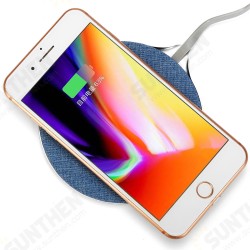 Wireless Fast Charger Pad Metal Cloth Charging Mat for iPhone for Samsung 9V 7.5W Wireless Fast Charger Pad Metal Cloth Charging Mat for iPhone for Samsung 9V 7.5W