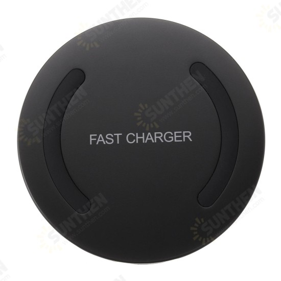 Wireless Fast Charging 9V Desktop Charger Pad for Smsung S8 iPhone 8 X Plus