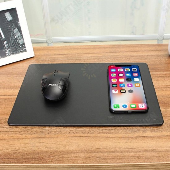 Wirelss Charging Mouse Pad For Samsung Galaxy Note 8/S8/S8 Plus/S7 Edge/iPhone X/iPhone 8 Plus