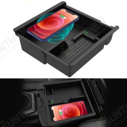 10-15W 2016-2021 Car Wireless Charger Center Console Organizer Tray Pad Support Qi Enabled Phones and Devices Fast Charging for iPhone Samsung Huawei 10-15W 2016-2021 Car Wireless Charger Center Console Organizer Tray Pad Support Qi Enabled Phones and Devices Fast Charging for iPhone Samsung Huawei