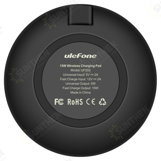 UF003 EPP 15W Wireless Charger Quick Charging Pad For Armor 10 5G For iPhone 12 Pro Max for Samsung Galaxy Note S20 Ultra Huawei P40 Pro