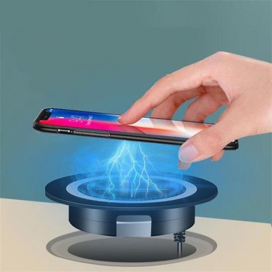 UT18 15W Embedded Desktop Wireless Fast Charging Charger for iPhone 12 12 Pro Max for Samsung Galaxy S20 Ultra OnePlus 8 Pro