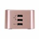 10W 3 USB Ports Qi Wireless Charger Fast Charging Pad Phone Holder AC Adapter for Mobile Phone