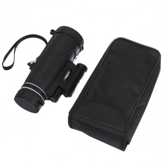12*50 High Optical Monocular with Laser Night Light Function Portable Telescope for Bird Watching Target Shooting Archery Range Outdoor Activities
