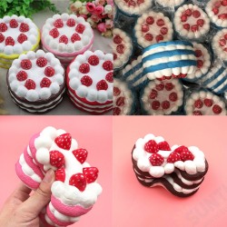 12CM Squishy Strawberry Vanilla Cake Slow Rising Scented Phone Charm Kid Toy HOT 12CM Squishy Strawberry Vanilla Cake Slow Rising Scented Phone Charm Kid Toy HOT