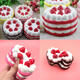 12CM Squishy Strawberry Vanilla Cake Slow Rising Scented Phone Charm Kid Toy HOT