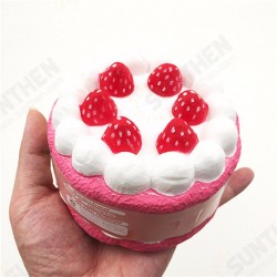 12CM Squishy Strawberry Vanilla Cake Slow Rising Scented Phone Charm Kid Toy HOT 12CM Squishy Strawberry Vanilla Cake Slow Rising Scented Phone Charm Kid Toy HOT