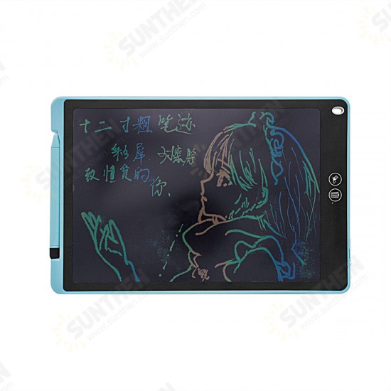 12inch LCD Tablet Drawing Writing Board Kid Notepad eWriter Digital Graphic Gifts