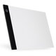 2 in 1 A4 Size Stepless Dimming Lighting Adjusted USB LED Illuminated Tracing Light Box Drawing Board Pad Table + Board Cover with Scale