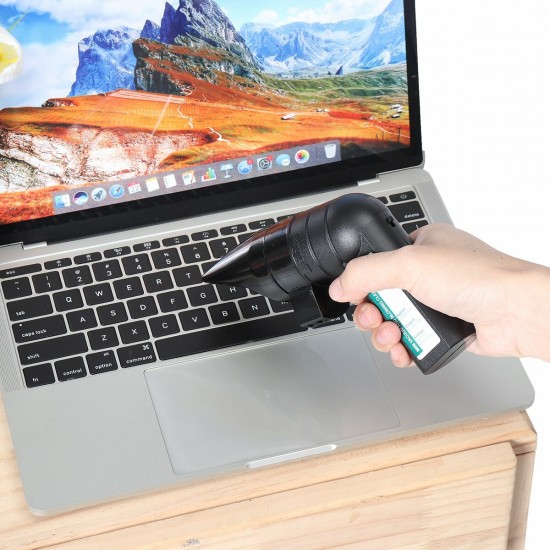 2 in 1 Mini Macbook Computer PC Laptop Keyboard Electronics Devices Dust Cleaner Collector Vacuum