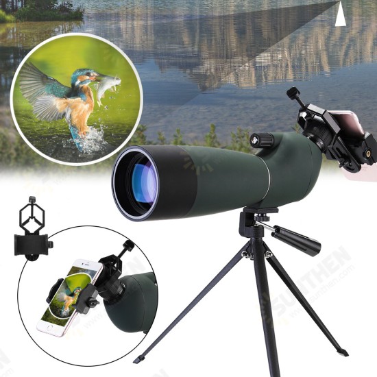 25-75X70 Waterproof HD Zoom Monocular Prism BAK4 Prism Spotting Scope Telescopes